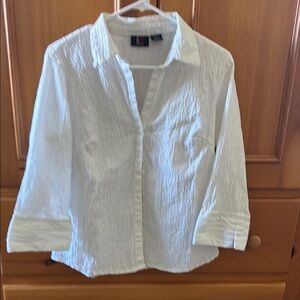 White Button-Up Shirt